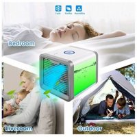Настолен вентилатор 3в1, охлаждане с вода, пречистване, регулируем, USB, снимка 1 - Климатици - 37373227