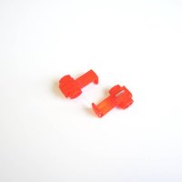 Бърза връзка червена за кабели от 0,5mm2 до 1,5mm2, снимка 1 - Друга електроника - 42530598