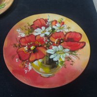 Рисувана чиния - №2, снимка 2 - Чинии - 40441249