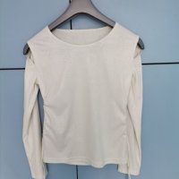 Блузка интересен модел, снимка 1 - Блузи с дълъг ръкав и пуловери - 33928836