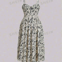 Лятна рокля с флорални мотиви , снимка 3 - Рокли - 44518925