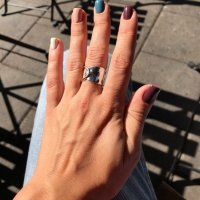 Сребърен пръстен за жени - 925 , снимка 2 - Пръстени - 31361454