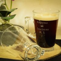 Лазерно гравирана стъклена чаша за кафе , снимка 3 - Чаши - 42104249