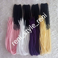 Опашки от плетени плитки за коса с еластичен ластик   , снимка 8 - Други - 44809296