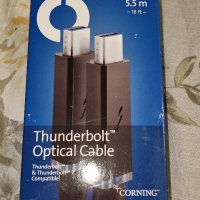 Corning 5.5M Optical Thunderbolt Cable кабел 5,5 метра 18ft, снимка 1 - Други - 39503739