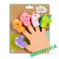 Кукли за пръсти Театър за бебе Еднорог , снимка 3 - Образователни игри - 33951763