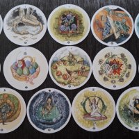 Таро карти: Circle of Life Tarot & Fantastic Myths and Legends Tarot, снимка 5 - Карти за игра - 33748659