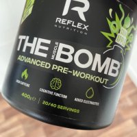 Reflex Nutrition преди тренировка Мускулна бомба (лимон/ябълка 400 g), снимка 9 - Хранителни добавки - 42875175