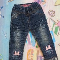 ватирани дънки , снимка 1 - Детски панталони и дънки - 42850974