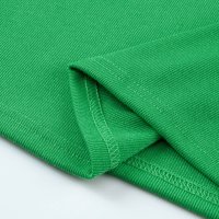 Дамски топ рипс в зелено с къдрички при раменете, снимка 6 - Корсети, бюстиета, топове - 44304475