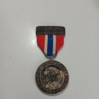 норвежки сребърен медал с маркировка , снимка 4 - Антикварни и старинни предмети - 42138615