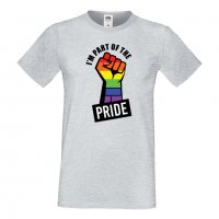  Мъжка тениска I'm Part Of The Pride Прайд,Празник.Повод,Изненада, снимка 3 - Тениски - 37102751