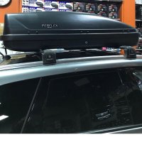 Автобокс PERFLEX Кутия Багажник за Автомобил 420л 155х80х45см, снимка 3 - Аксесоари и консумативи - 42032015