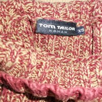 Дамски пуловер TOM TAYLOR, оригинал, size XS, 100% памук, мн. топъл, мн. запазен, отлично състояние, снимка 3 - Блузи с дълъг ръкав и пуловери - 35083294