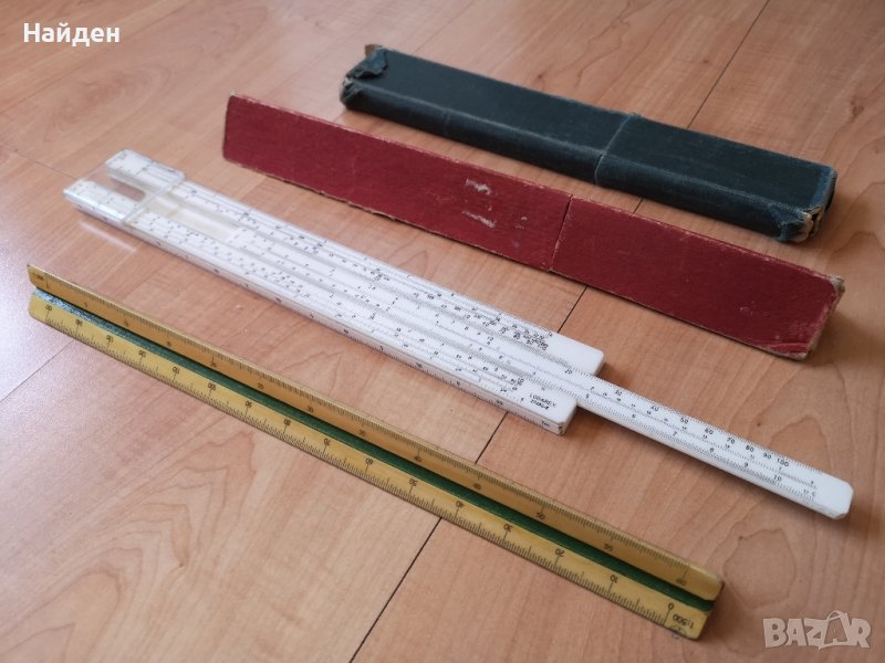 Измервателни инструменти линии от соца - триъгълна и Logarex 27403-II, снимка 1