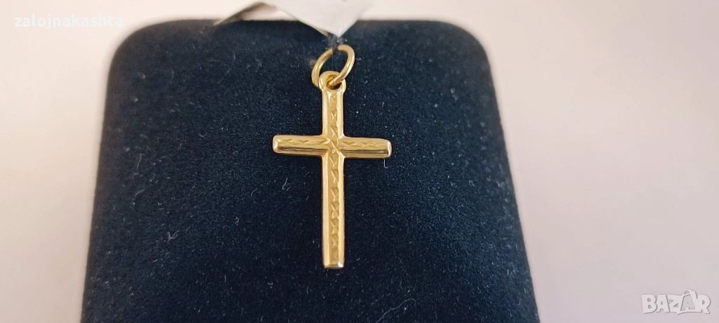 Нов Златен кръст-0,61гр/14кр, снимка 1