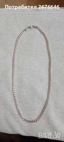 Сребърен ланец, снимка 1