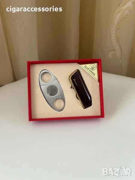 Сет за пури Guevara – запалка и ножица в подаръчна кутия, снимка 1