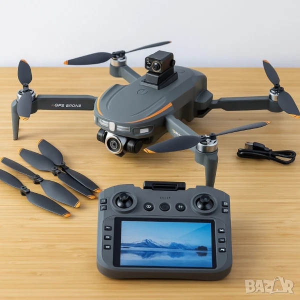 Професионален 4K дрон с интелигентно управление и GPS S28, снимка 1