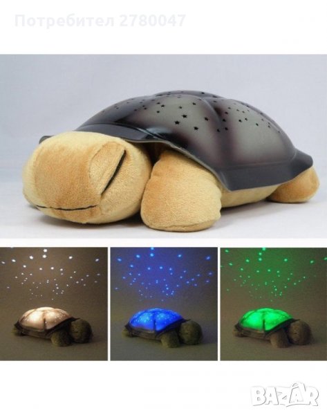 Музикална детска нощна лампа "Костенурка", снимка 1