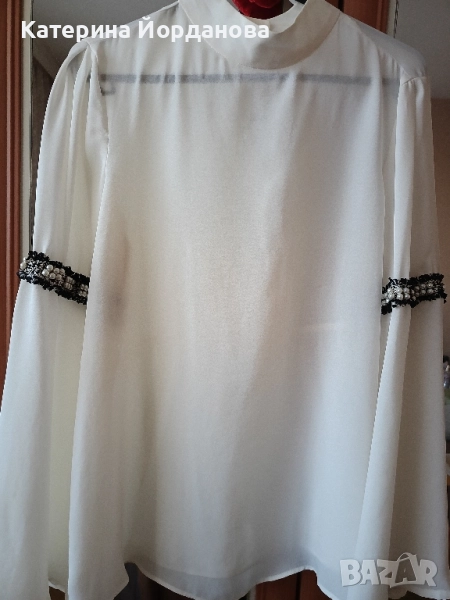 Официална копринена блуза "ZARA" , снимка 1