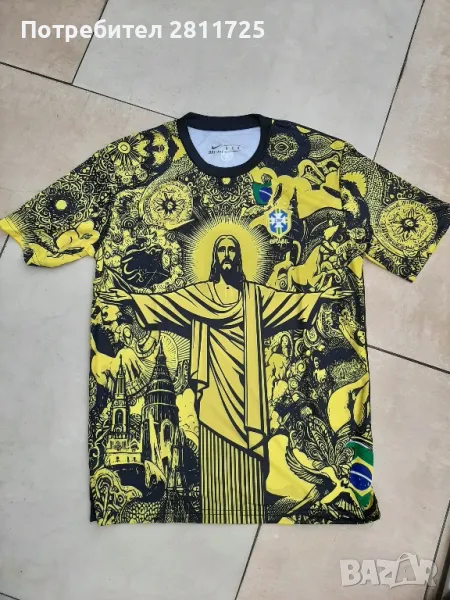 Тениска Бразилия Исус , снимка 1
