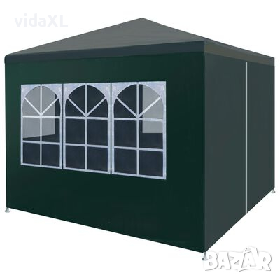 vidaXL Парти шатра, 3х3 м, зелена（SKU:45099, снимка 1