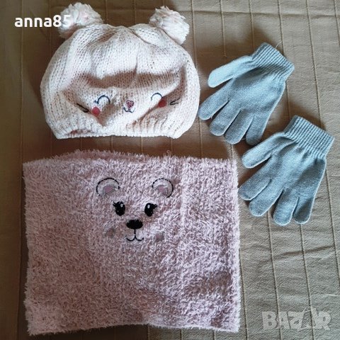 Лот шапка, яка и ръкавици 10г., снимка 1