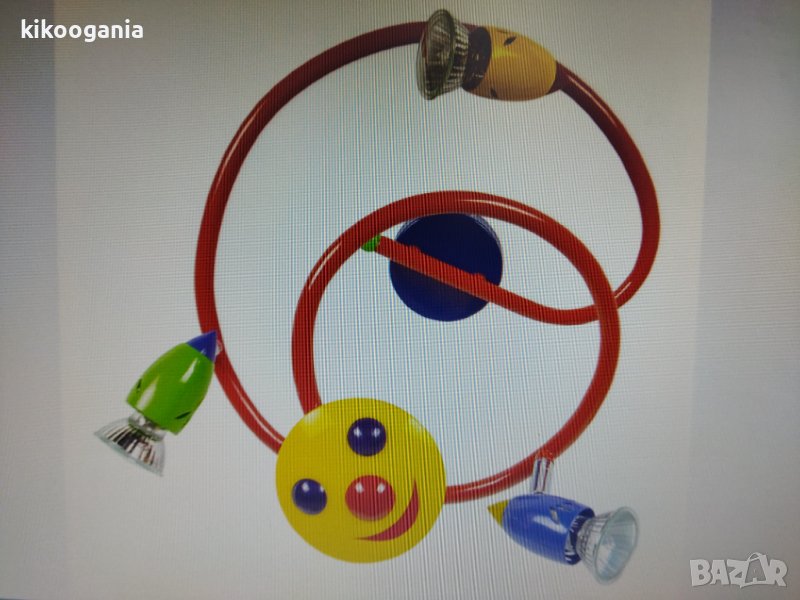 Детски спот за 3 броя за крушки GU10 (нов), снимка 1