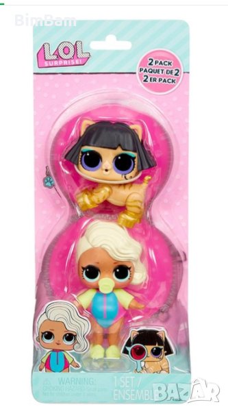Комплект мини кукла L.O.L SURPRISE! и домашен любимец / LOL / ЛОЛ, снимка 1