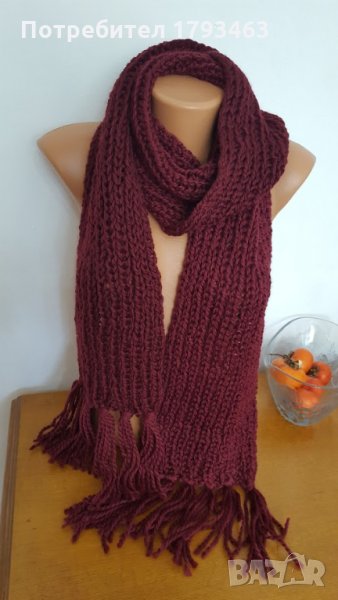 Ръчно плетен класически  шал, снимка 1
