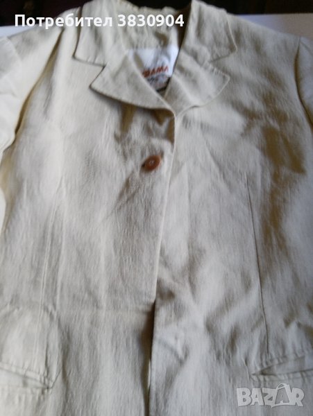 Сако от лен, размер М, снимка 1