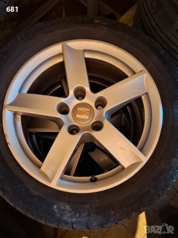 Сеат оргинални джанти 5 112 16 ЕТ33, снимка 1