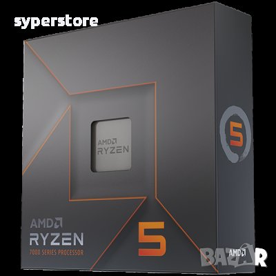 Процесор за компютър AMD CPU Desktop Ryzen 5 6C/12T 7600X 4.7/5.0GHz Boost,38MB,105W,AM5 SS30505, снимка 1