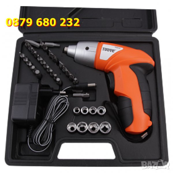 Акумулаторна отвертка IUOYE TOOLS 45PCS CORDLESS SCREWDRIVER 180RPM, снимка 1