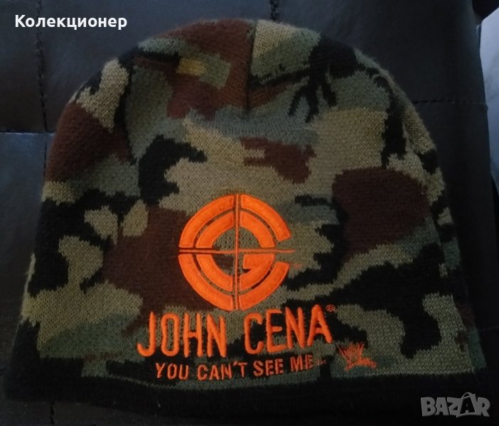 Оригинална камуфлажна кеч шапка на Джон Сина (John Cena,WWE) кеча, снимка 1
