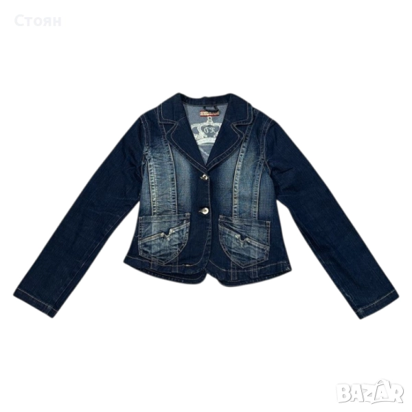 Y2k Denim wmns Jacket, снимка 1