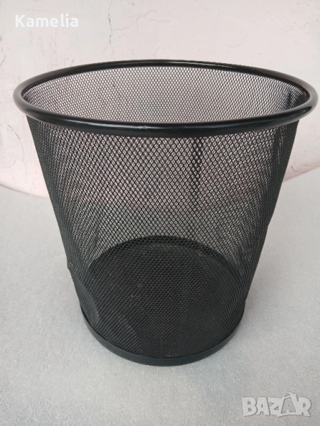 Черен кош за хартия, снимка 1