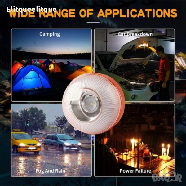 Компактна LED аварийна лампа, снимка 1