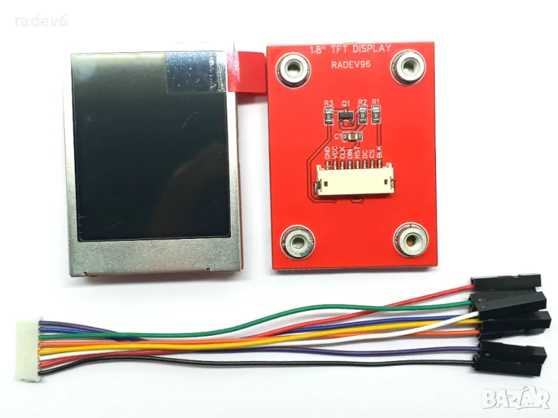 1.8" TFT дисплей, 128x160px, ST7735S, снимка 1