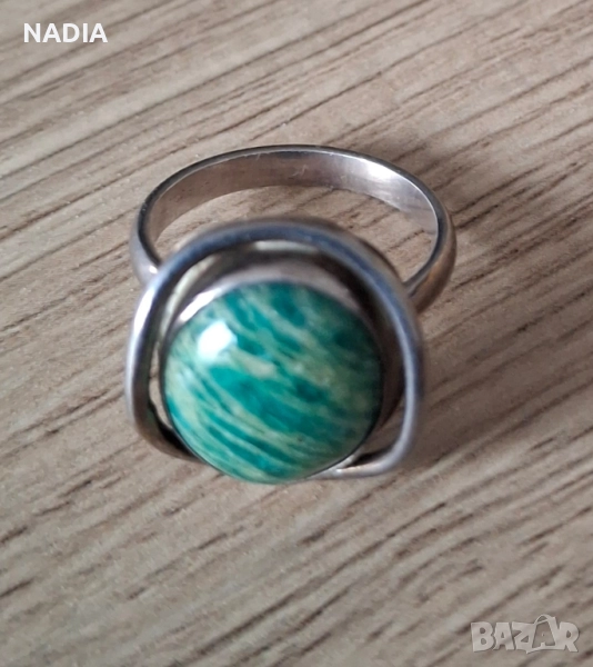 Авторски сребърен пръстен, снимка 1