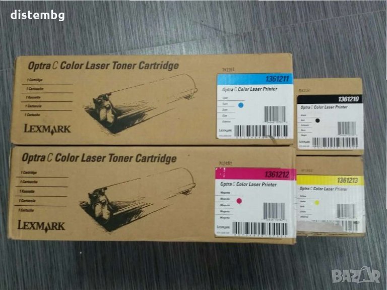 Оригинален Lexmark тонер 4-цветен икономичен пакет за Lexmark Optra C, Canon LBP-2030 и др, снимка 1
