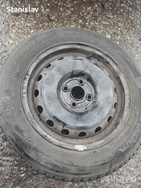 Комплект железни джанти с зимни гуми Hyundai , снимка 1