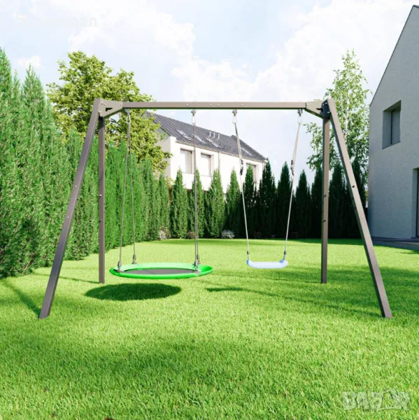 Двуместна градинска люлка, снимка 1