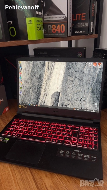 Acer nitro 5 - RTX 3080 Ryzen 9, снимка 1