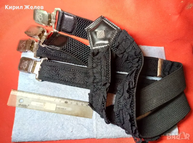 AMNESIA Маркови РЕТРО АРТ СТИЛ ШИКОЗНИ ДАНТЕЛЕНИ ДАМСКИ ТИРАНТИ 47833, снимка 1