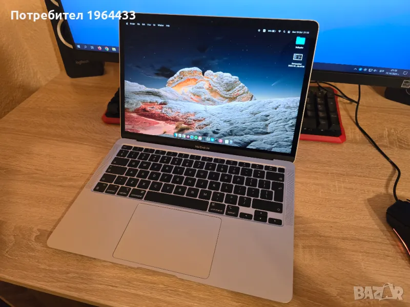 [КАТО НОВ] Apple MacBook Air 13.3 M1 8GB/256GB Silver, снимка 1