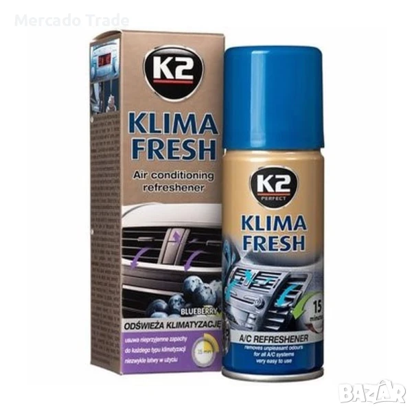 Освежител за климатик Mercado Trade, 150мл, Освежаващ спрей за климатик, снимка 1