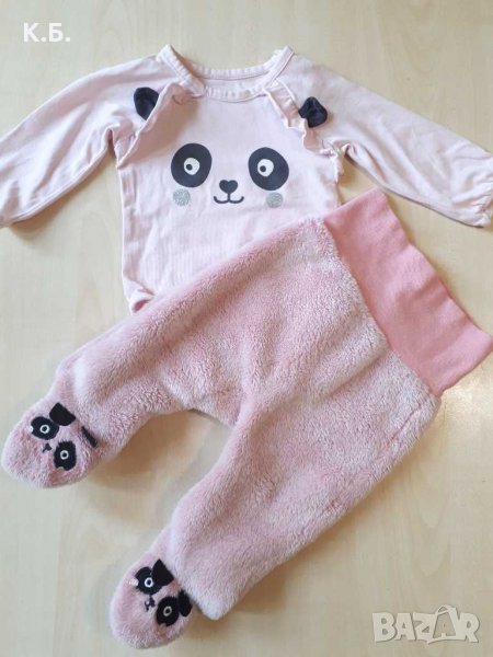 Комплект ,,Панда" р-р 62, снимка 1