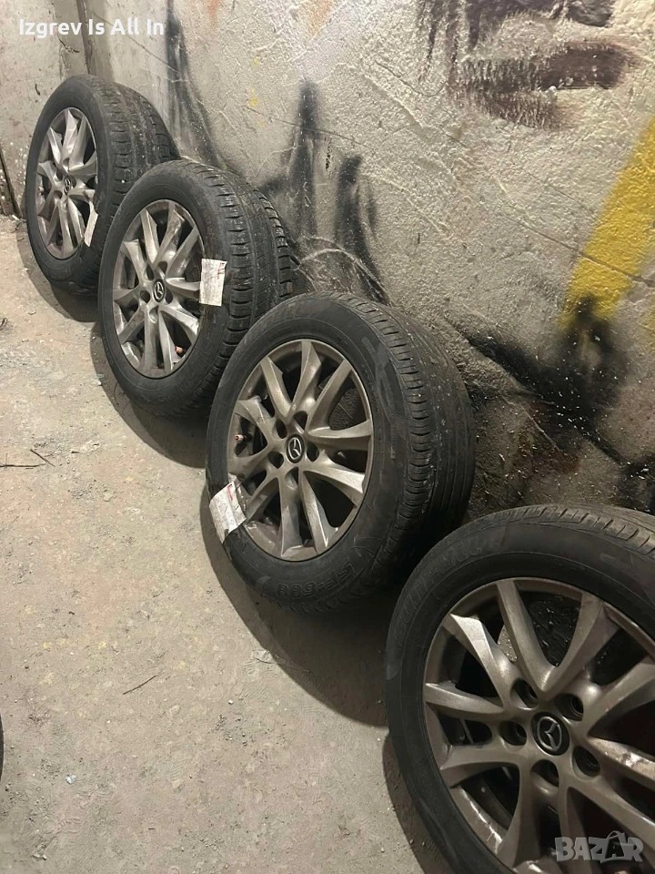 Джанти с летни гуми оригинални за Mazda 205/60/16, снимка 1